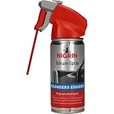 NIGRIN Talkum Spray 100 ml Sprühdose mit Funktionssprühkopf, Pflege für...