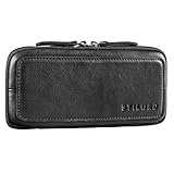 STILORD 'Scotty' Leder Etui Vintage mit Reißverschluss Hardcase Federmappe...