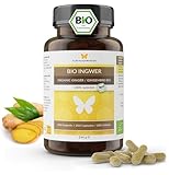 200 BIO Ingwer Kapseln a´600 mg, hochdosiert, in Deutschland hergestellt,...