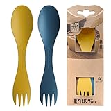 Light My Fire Spork Little 2-Pack Göffel 2-in-1 Campingbesteck Kinder...