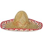 KarnevalsTeufel.de Sombrero-Set Mexikanerhüte in bunten Farben mit Buntem...
