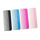 GALPADA 4 Stück Teiliges Kunststoff haarstyling kamm Leichtes Breitzinkig...
