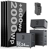 Balkonkraftwerk mit Marstek Jupiter C+ Plus - 2000Wp/2560Wh -...