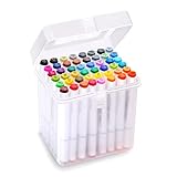 Waschbar Marker Stifte set mit 48 Farben doppelseitige Design Farbspitze...