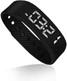 Schrittzähler Pedometer Einfach bedienung Fitness Armband Fitnessarmband...