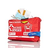 BigDean Verbandskasten MADE IN GERMANY in rot – Verbandstasche nach DIN...