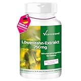 Löwenzahn Extrakt 750mg - 180 Tabletten ! 6-MONATS-VORRAT ! - vegan -...