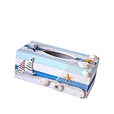 Taschentuchbox aus Holz, mediterrane, dekorative Taschentuchbox, Küste,...