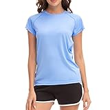 MEETWEE Damen Surf Shirt Rash Guard UV Shirts Schwimmen Tankini UPF 50+...