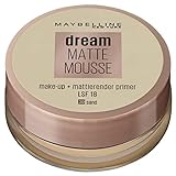 Maybelline New York Make Up, Dream Matte Mousse Make-Up, Mattierend, Nr. 30...