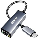 USB C auf Ethernet Adapter, BENFEI Thunderbolt 3 auf RJ45 LAN Netzwerk...