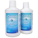 Cristal Set Poolreinigung - Randreiniger + Beckenreiniger - Entfernung von...