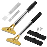 2 Stück Tapetenentferner mit 20 Klinge, Reinigungsklinge Schaber,...