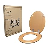Universal-WC-Sitz aus MDF, beschichtet mit Buche, Farbe: Buche, mit...