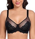 DotVol Damen Große Größen Spitze Sheer Bügel Ungepolster Jeden Tag...