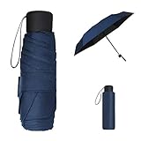 Vicloon Taschenschirm, Mini Regenschirm mit 6 Edelstahl Rippen,...