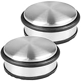 HRB Türstopper, 2er Set aus Edelstahl der Marke HRB - Schwerer Türstopper...