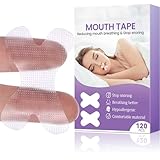 Mundpflaster Schlafen, 120 Stück Premium Mouth Tape for Sleeping, Anti...