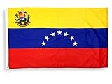 High Supply Venezuela-Flagge, 90 x 152 cm, doppelt genähte Kanten, 100%...