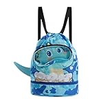 KLVGTIFS Sandspielzeug Tasche,Schwimmrucksack Kinder mit...