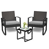 Bealife Gartenmöbel Set, Lounge Gartenmöbel Set Balkon 2...