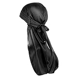 WLLHYF Silky Durag Herren-Seidenhaube, 360 Wellen, ultraweiche Wellenkappe,...