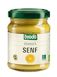 Byodo Orangen Senf, 3er Pack (3 x 125 ml Glas) - Bio