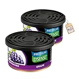 h2i Premium Duftdose | grape | 2 Stück | Auto Lufterfrischer und...