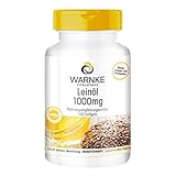 Leinöl Kapseln - 100 Softgels - Pflanzliches Omega 3-6-9 - hochdosiert -...