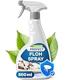 Flohspray für Wohnung und Möbel 500 ml - Effektives Mittel gegen Flöhe...