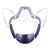 Nishiyuenyi 6xClear Gesichtsmaske Abdeckung Transparent Gesichtsschutz mit...