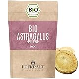 HOFKRAUT BIO Astragaluswurzel Pulver 500g | Tragant-Wurzelpulver | Reines...