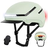 Shinmax Fahrradhelm Damen Herren mit Blinker & Licht, Fahrrad Helm...