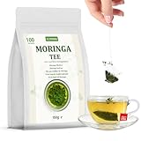 ULTHMOK Moringa Tee 100 teebeutel, 100% Natur, Keine Zusatzstoffe,...