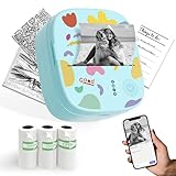 XenGro Mini Drucker für Smartphone, Sticker Thermodrucker Fotodrucker mit...