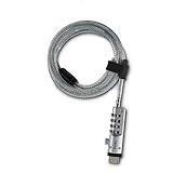 Hama USB-Laptopschloss (Sicherheitsschloss mit 4 Ziffern, aus Stahl),...