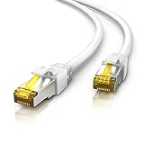 CSL - 15m CAT 7 Netzwerkkabel Gigabit Ethernet LAN Kabel - 10000 Mbit s -...