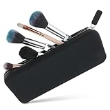 cobee Make up Pinsel Etui mit Reißverschluss, waschbarer Silikon...