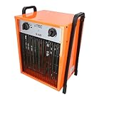 BTEC Heizlüfter 9000 Watt - Elektroheizer - Elektroheizung - 2 Heizstufen...