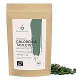 BIO Chlorella Presslinge 500mg, 250 Tabletten (125g), Chlorella Alge,...