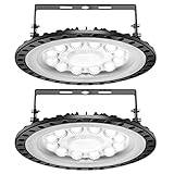 Viugreum 2 Stück, UFO LED, 50W Led Hallenstrahler, 6000K-6500K Kaltweiß...