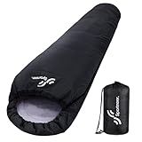 Sportneer Schlafsack Sommer Mumienschlafsack 950g - Kleines Packmaß Leicht...