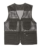 Sommer Outdoor Sport Weste Mesh Atmungsaktiv Safari Weste Mit Vielen...