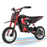 RCB Elektro Motorrad Kinder, 12 Zoll Luftreifen, Elektromotorrad mit...