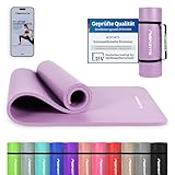 MSPORTS Gymnastikmatte Premium inkl. Tragegurt + Übungsposter + Workout...