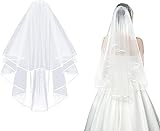 CICILIAYA Brautschleier, Elegant Bridal Tüll mit Kamm Tüll Braut Hochzeit...