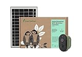 Green Feathers Batteriebetriebene Solar-Vogelhaus-Kamera mit...