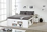 Inter Link - Funktionsbett - Bett mit Schubladen - Doppelbett 140 x 200 cm...