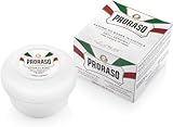 Proraso Shaving Soap inklusive Seifenschale, hautschonende Rasierseife für...