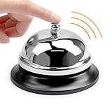 BUYGOO Tischglocke Rezeptionsklingel Tischklingel Handglocke Glocke Klingel...